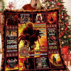 Firefighter Quilt Mdy and Home Decor