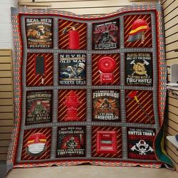 Firefighter Quilt Mgl and Home Decor