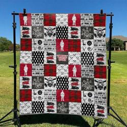 Firefighter Td2809498 Quilt Blanket and Home Decor