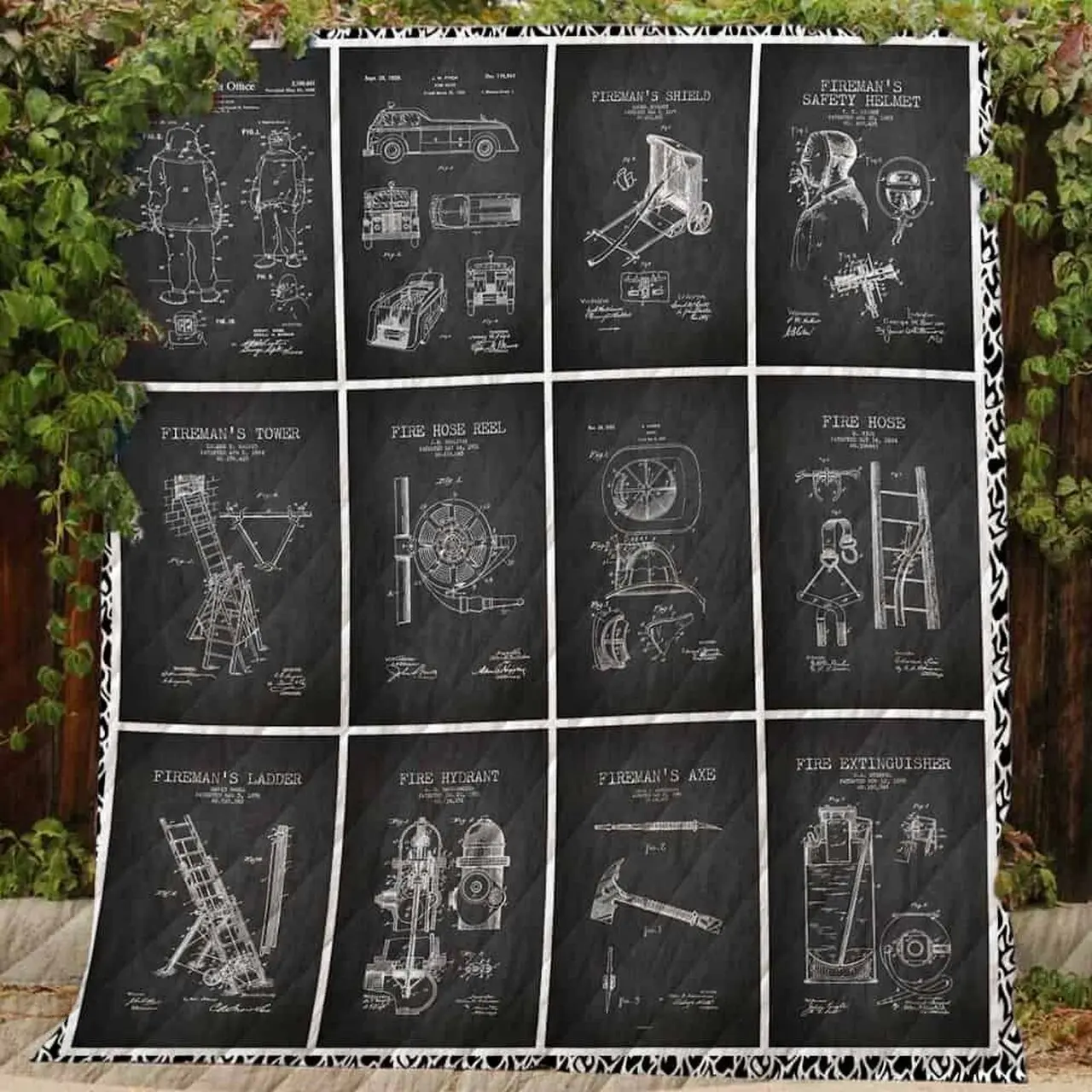 Fireman Pt Quilt Mca and Home Decor