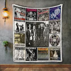 Fireworks Album Covers Quilt Blanket and Home Decor