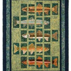 Fish Clm0910076 Quilt Blanket and Home Decor
