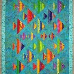 Fish Hur Quilt go and Home Decor