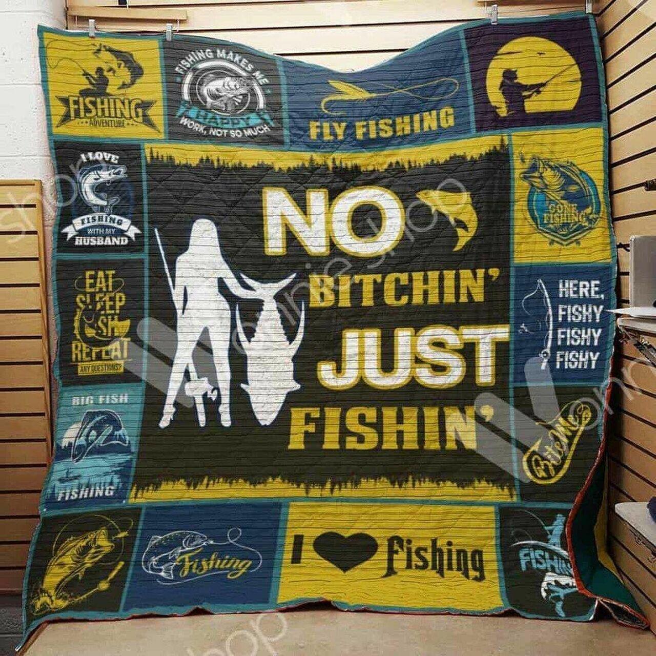 Fishing Ah Quilt Derqlb and Home Decor