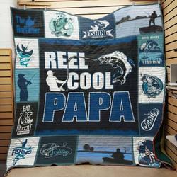 Fishing Dad Quilt Blanket and Home Decor