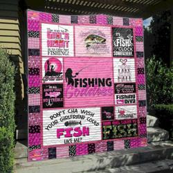 Fishing Goddess HUR10887 3D Customized Quilt 2307 and Home Decor