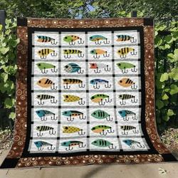Fishing HUR22649 3D Customized Quilt 2307 and Home Decor