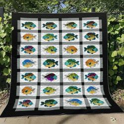 Fishing HUR26224 3D Customized Quilt 2307 and Home Decor