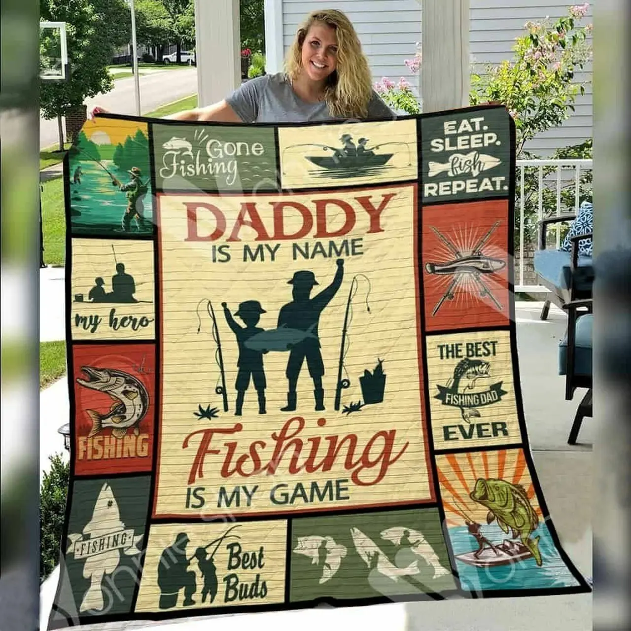 Fishing O Quilt Gg and Home Decor
