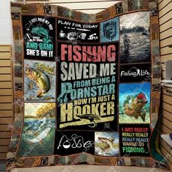 Fishing Quilt Gzk and Home Decor