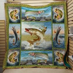 Fishing Quilt V9 and Home Decor