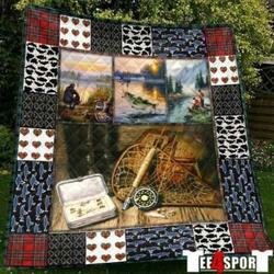 Fishing Sports Blanket Th1807 Quilt and Home Decor