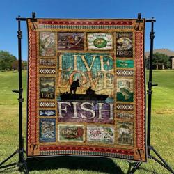 Fishing Yh2510159 Quilt Blanket and Home Decor