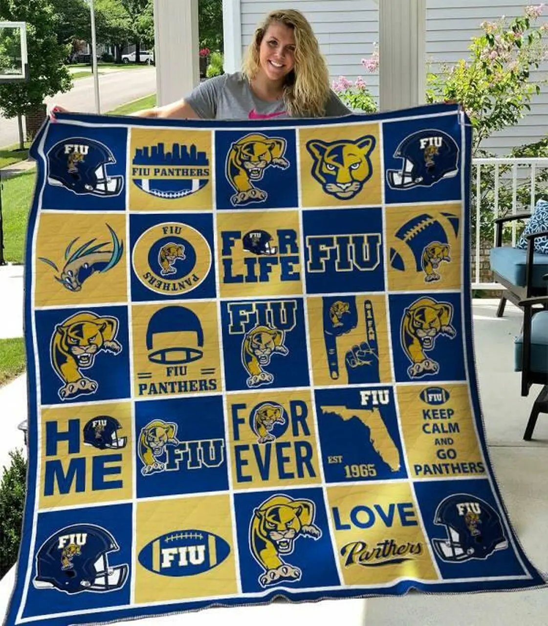 Fiu Panthers Quilt Blanket B100606 Quilt and Home Decor