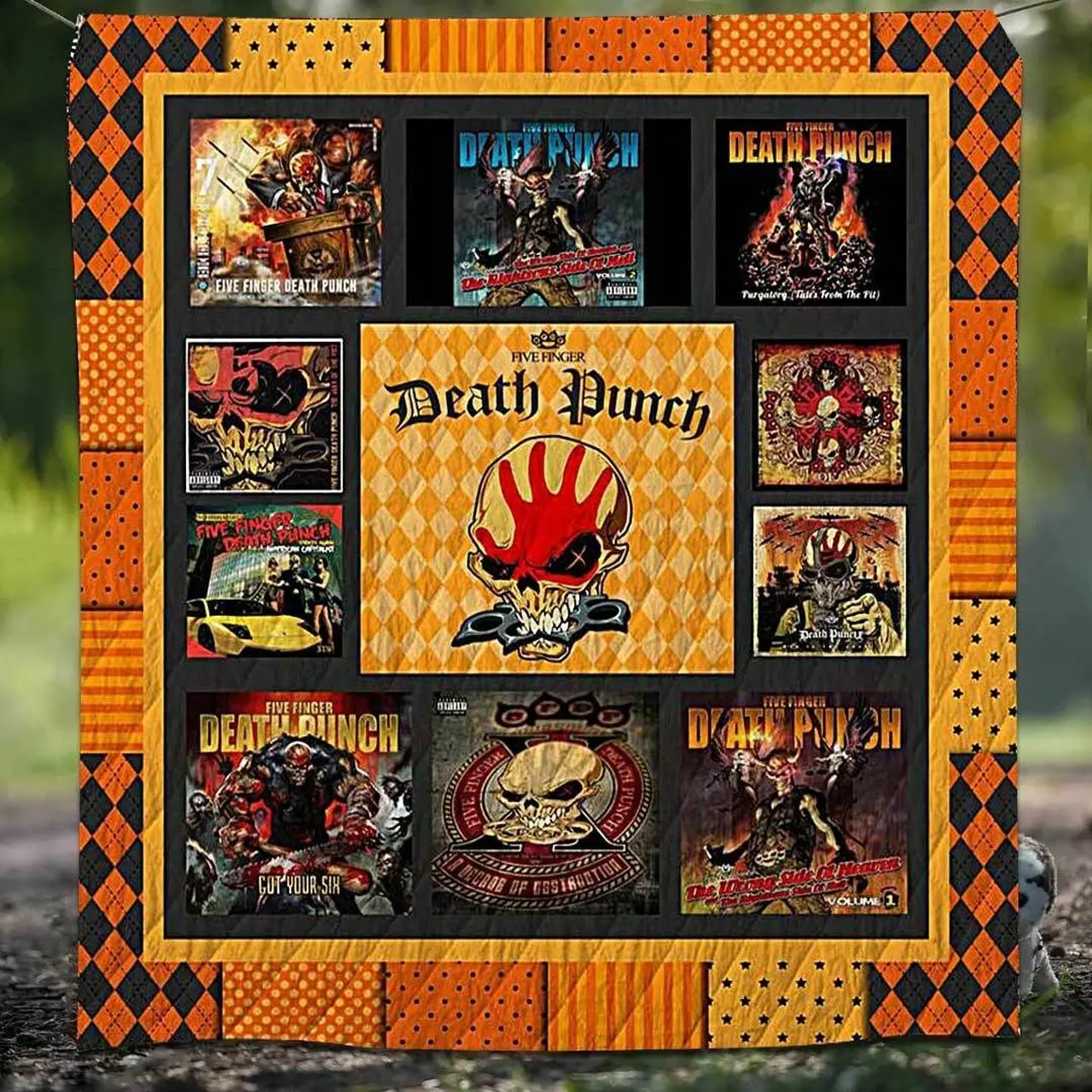 Five Fingers Death Punch 3D Customized Quilt Blanket 89 and Home Decor
