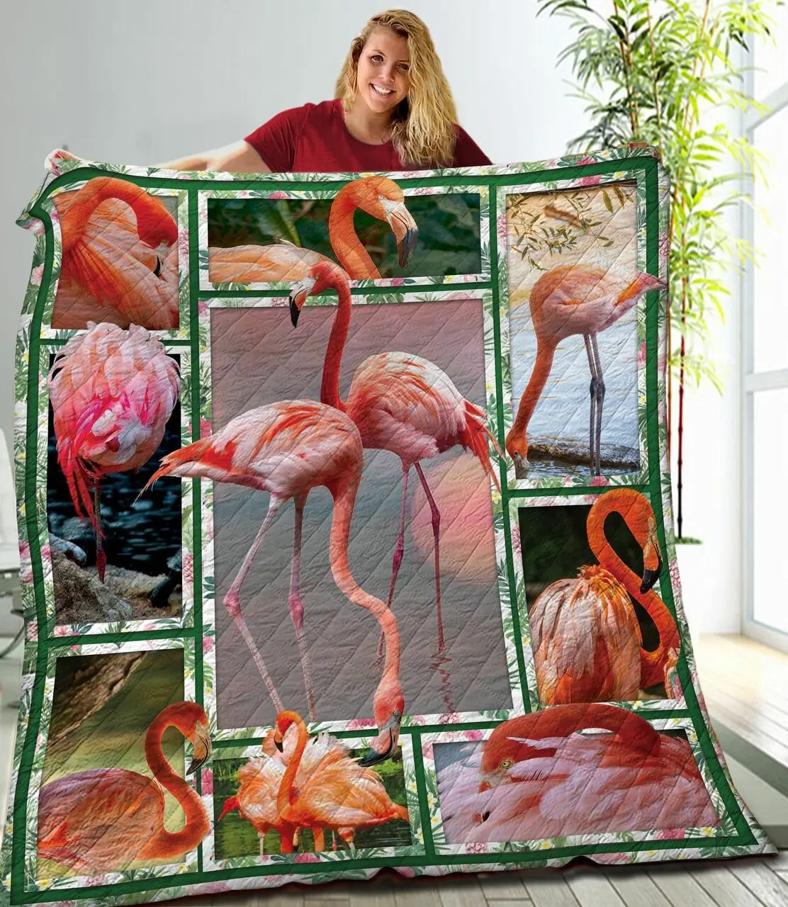 Flamigo Quilt Blanket C9B240208NM and Home Decor