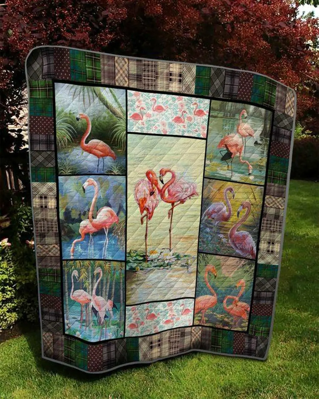 Flamingo P504002 Quilt Blanket Quilt and Home Decor