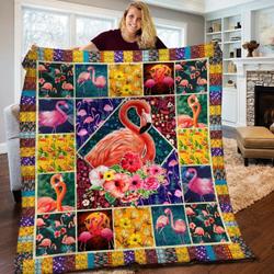 Flamingo Quilt Blanket BBB090519MH and Home Decor