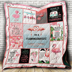 Flamingo Quilt Blanket DHC1301569VT and Home Decor