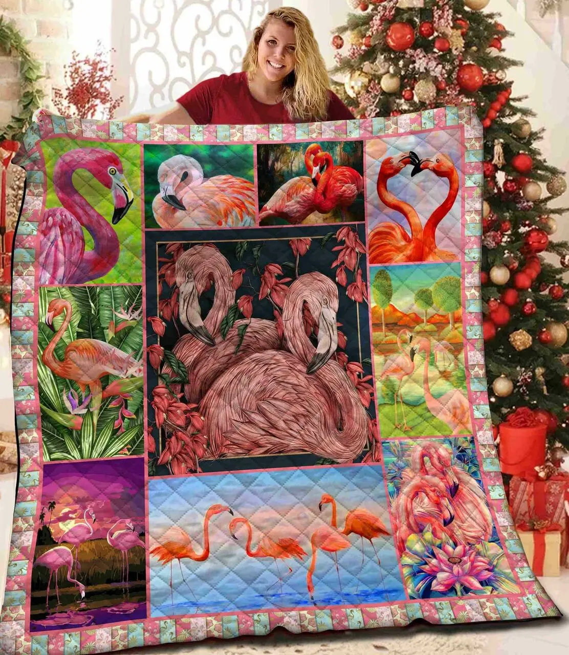Flamingo Quilt Ivp and Home Decor