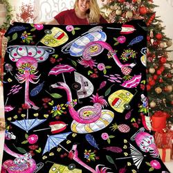 Flamingo Quilt Ixd and Home Decor