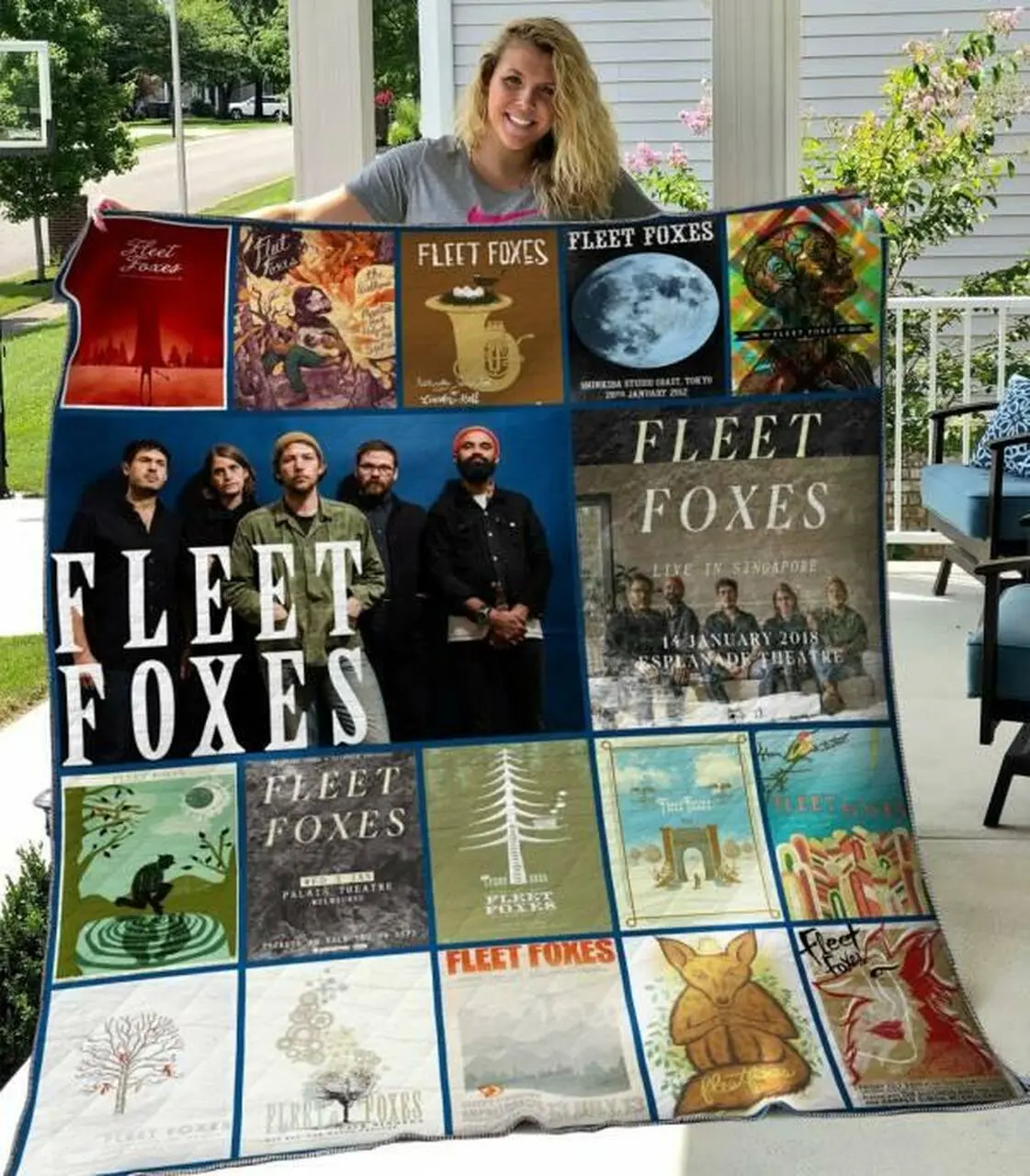 Fleet Foxes Quilt Blanket Hvt060633 Quilt and Home Decor