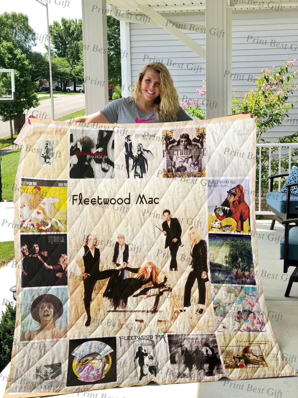 Fleetwood Mac Albums Cover Poster Quilt 2 and Home Decor