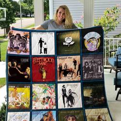 Fleetwood Mac Quilt Blanket 01 and Home Decor