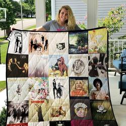 Fleetwood Mac Quilt Blanket 01541 and Home Decor