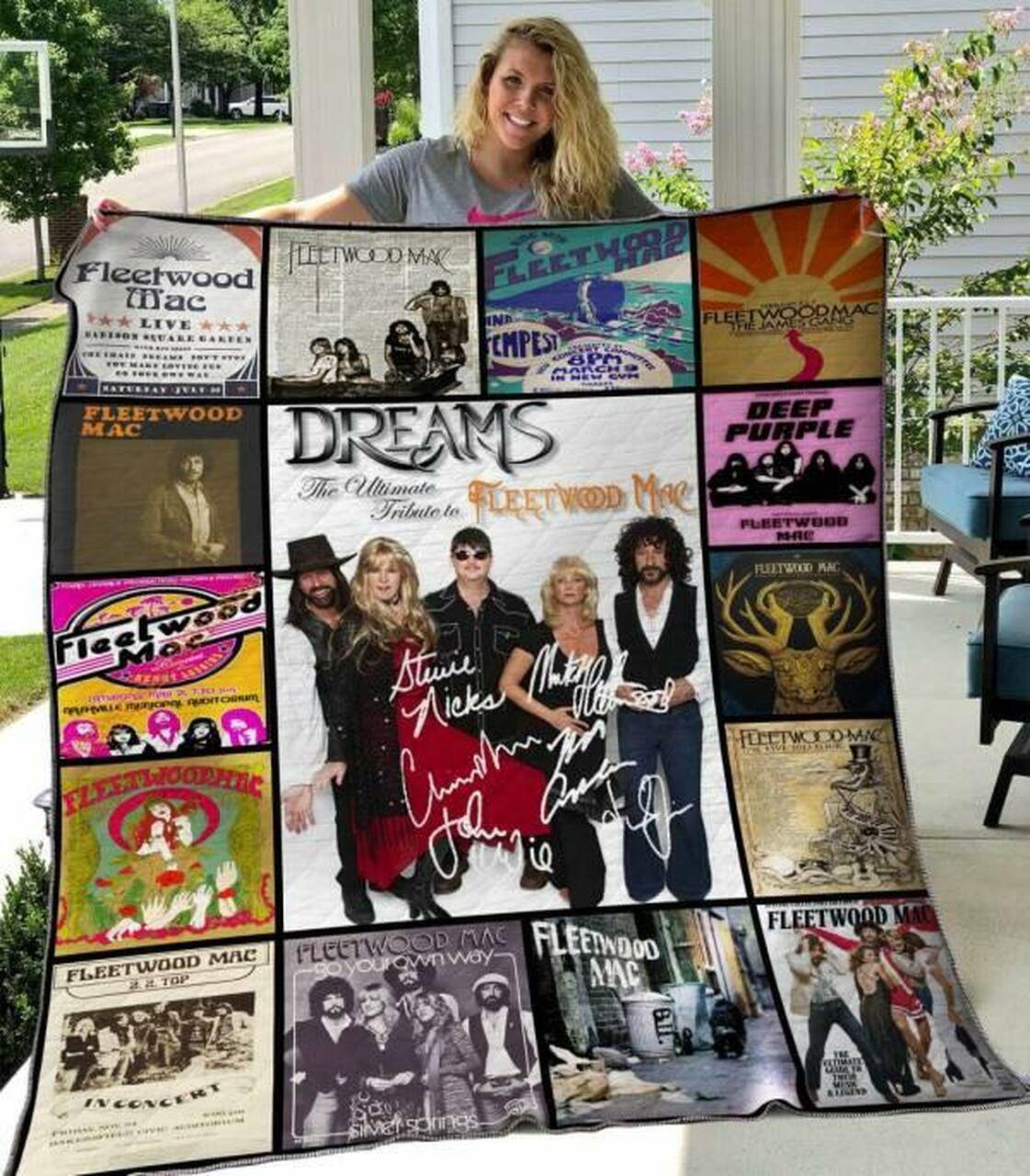 Fleetwood Mac Quilt Blanket Hvt270504 Quilt and Home Decor