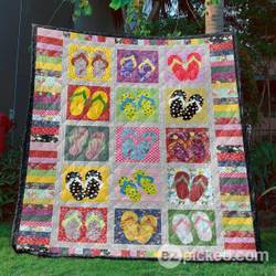 Flip Flop Collection Quilt Blanket Great Customized Blanket Gifts For Birthday Christmas Thanksgiving and Home Decor