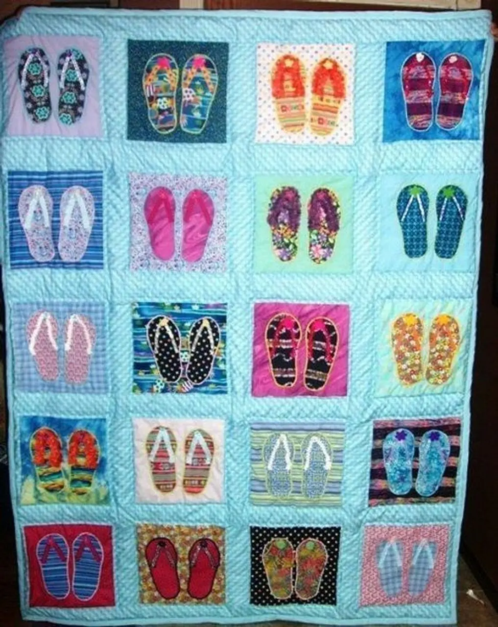Flip Flop Hur Quilt Cysipo and Home Decor