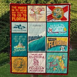 Florida Cl14100213Mdq Quilt Blanket and Home Decor