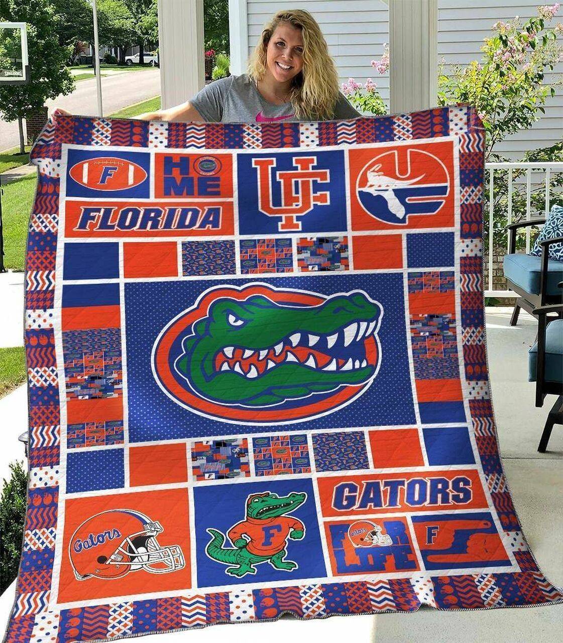 Florida Gators B270624 Quilt Blanket and Home Decor