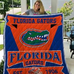 Florida Gators Est 1906 Quilt Blanket Bs253 and Home Decor