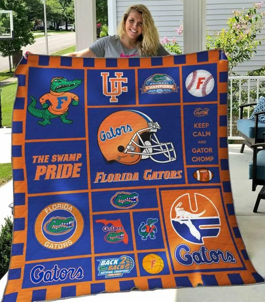Florida Gators Quilt Blanket B240506 Quilt and Home Decor