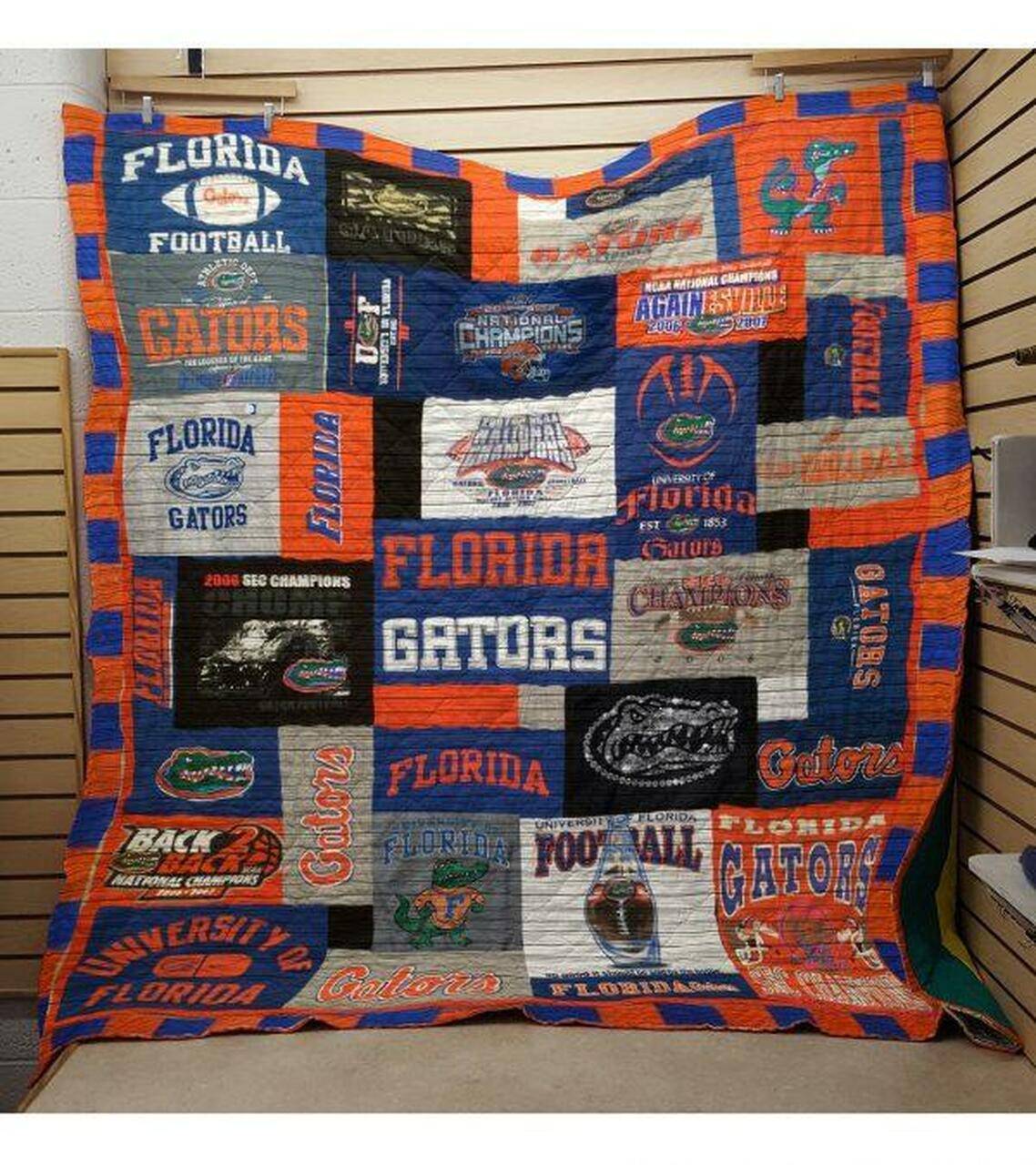 Florida Gators Quilt Blanket Lv01 Quilt and Home Decor
