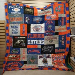Florida Gators Quilt Blanket Lv01  Quilt and Home Decor