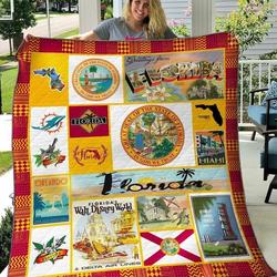 Florida State DHCDHC DT2210 Quilt Blanket and Home Decor