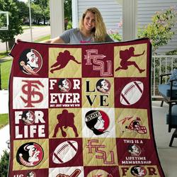 Florida State Seminoles Quilt Blanket and Home Decor