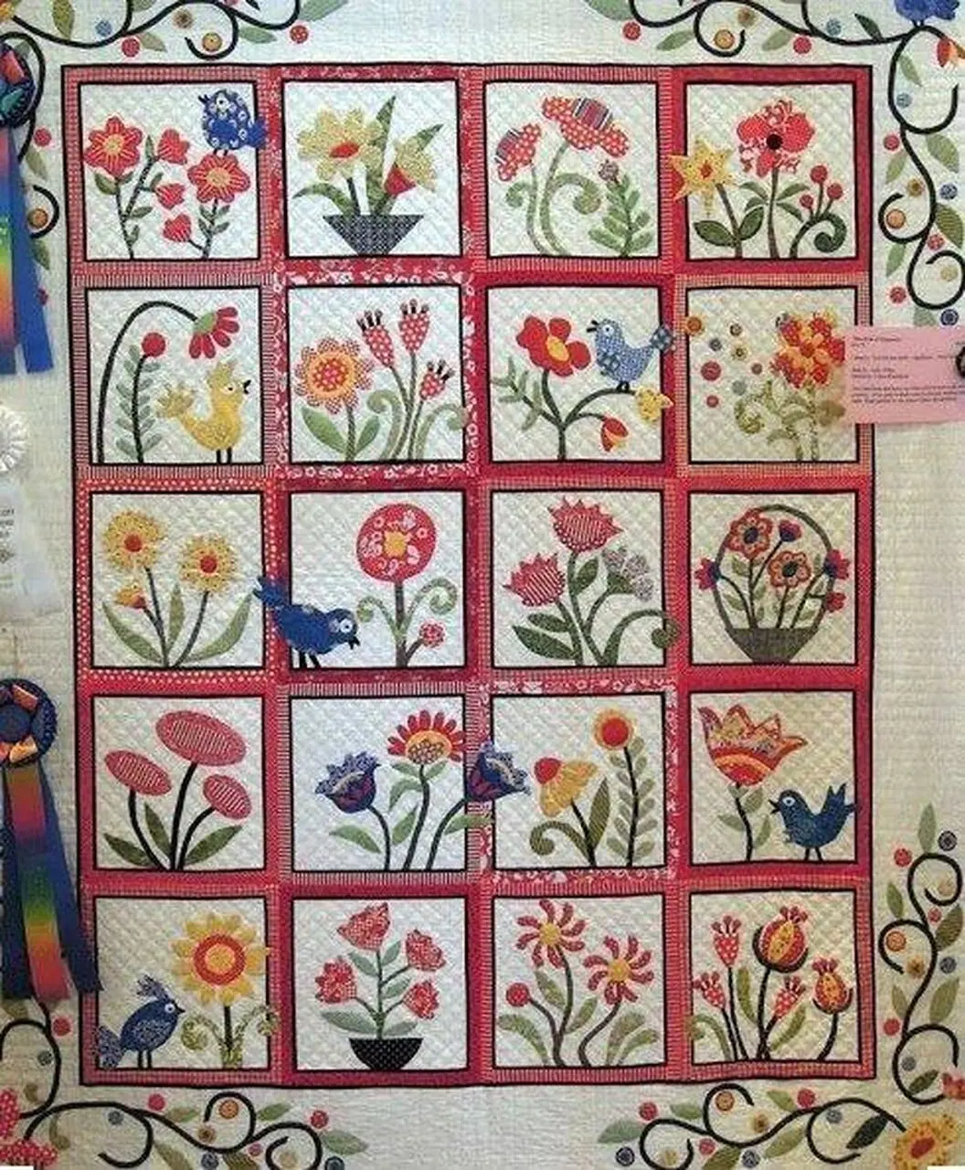 Flower Cla1910189Q Quilt Blanket and Home Decor