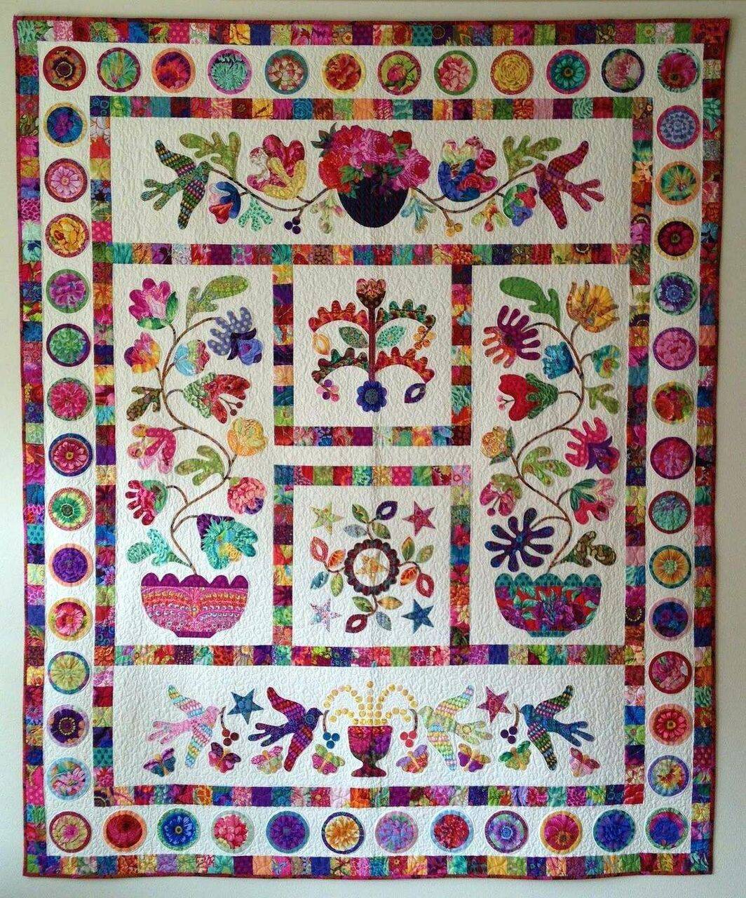 Flower Garden CLA1910227Q Quilt Blanket and Home Decor