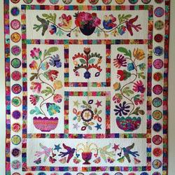 Flower Garden CLA1910227Q Quilt Blanket and Home Decor