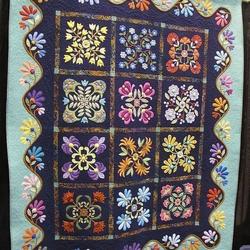 Flower Garden Hur Quilt mq and Home Decor