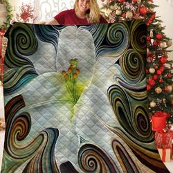 Flower Quilt Ind and Home Decor