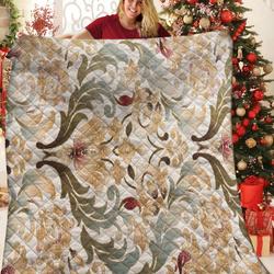 Flower Quilt Ini and Home Decor
