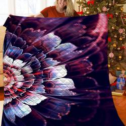 Flower Quilt Iom and Home Decor