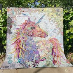 Flower Unicorn Quilt Blanket ABC07112754 and Home Decor