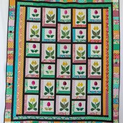 Folk Flower Dream Weaver Cla1110291Q Quilt Blanket and Home Decor