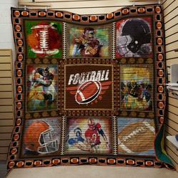 Football 103035 Quilt Blanket  Quilt and Home Decor